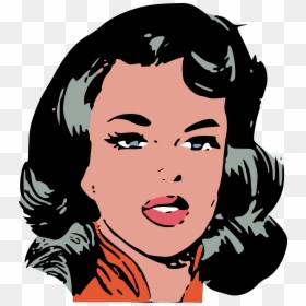 Female Face Clip Art, HD Png Download - angry girl png