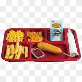 American School Lunch Corn Dog, HD Png Download - corn dog png