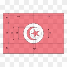 Flag Of Tunisia Dimensions, HD Png Download - drapeau français png