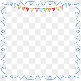 Transparent Frame Birthday Border, HD Png Download - happy birthday frames and borders png