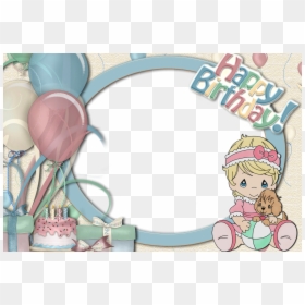 Happy Birthday Frames And Borders Png, Transparent Png - happy birthday frames and borders png