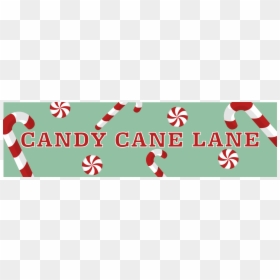 Welcome To Candy Cane Lane, HD Png Download - candy cane heart png