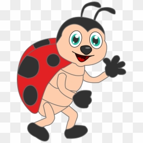 Draw A Cartoon Ladybug, HD Png Download - lady bugs png