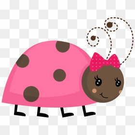 Pink And Black Ladybug, HD Png Download - lady bugs png