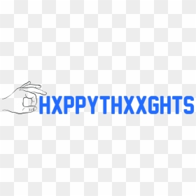 Electric Blue, HD Png Download - happy thoughts.png
