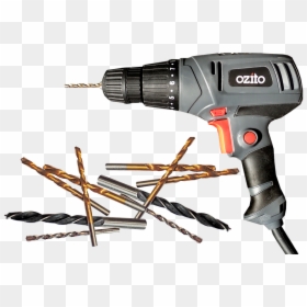 Handheld Power Drill, HD Png Download - bits png