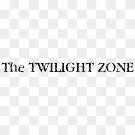 Twilight Zone Letter Font, HD Png Download - twilight zone png