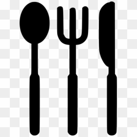 Knife Fork Spoon Icon Png, Transparent Png - knife icon png
