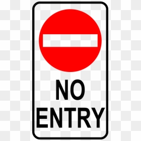 Printable No Entry Signs, HD Png Download - forbidden sign png