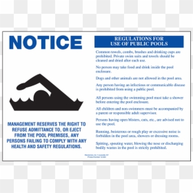Private Pool Rules And Regulations, HD Png Download - forbidden sign png