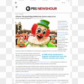 Pbs Newshour, HD Png Download - clown makeup png