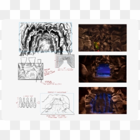 Sketch, HD Png Download - cave entrance png