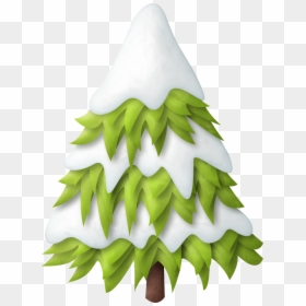 Pine Trees With Snow Png, Transparent Png - gelo png