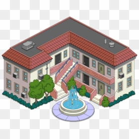 Simpsons Tapped Out Writers Building, HD Png Download - building .png