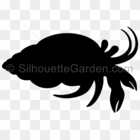 Hermit Crab Silhouette, HD Png Download - hermit crab png
