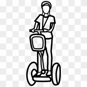 Line Art, HD Png Download - segway png