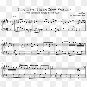 Secret Piano Sheet, HD Png Download - time travel png