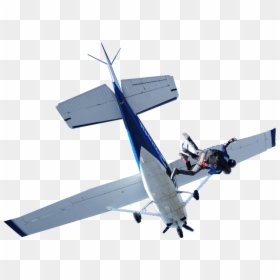 Skydiving Plane Png, Transparent Png - skydiver png