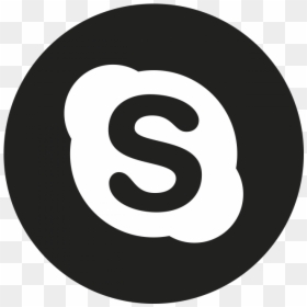 Skype Round Icon Png, Transparent Png - skype.png