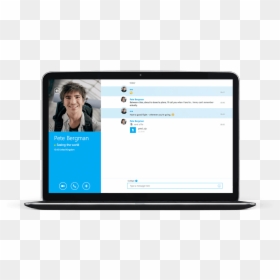 Skype For Business Laptop, HD Png Download - skype.png