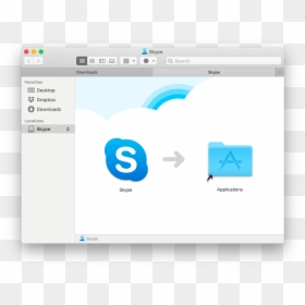 Скайп На Макбук, HD Png Download - skype.png