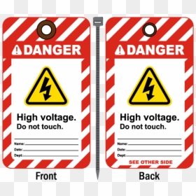 Danger Do Not Operate, HD Png Download - red electricity png