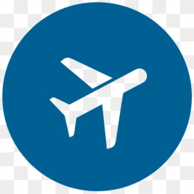 Airplane Circle Icon Png, Transparent Png - twitter icon circle png