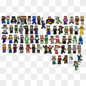 320 × 210 Pixels - All Minecraft Youtubers, HD Png Download - youtubers png
