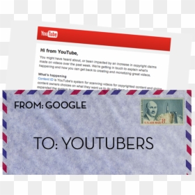 Envelope, HD Png Download - youtubers png