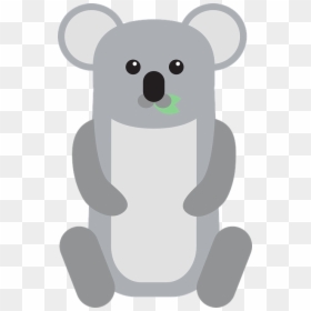 Gambar Hewan Kartun Koala, HD Png Download - baby sitting png