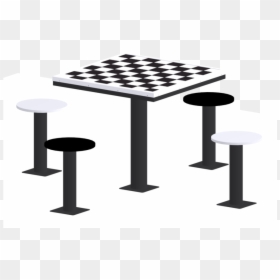 Mesa Ajedrez Png, Transparent Png - ajedrez png