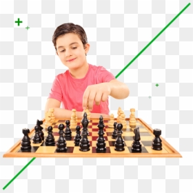 Boy Playing Chess, HD Png Download - ajedrez png