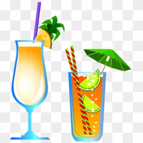 Png Piña Colada Vector, Transparent Png - tropical drinks png