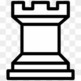 White Rook Chess Piece, HD Png Download - ajedrez png