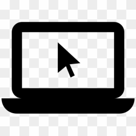 Computer With Mouse Icon Png, Transparent Png - windows 10 cursor png