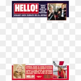 Hello Magazine Png, Transparent Png - blue overlay png