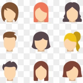 Hairstyle Icon, HD Png Download - hair cut png