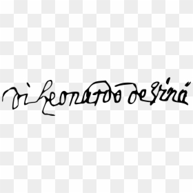 Leonardo Da Vinci Sign, HD Png Download - leonardo png