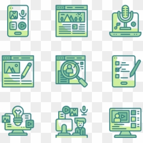 Clip Art, HD Png Download - white social icons png