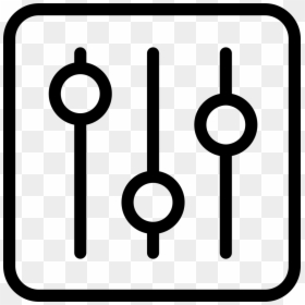 Control Panel Icon Vector, HD Png Download - eq png