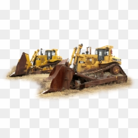 Bulldozer, HD Png Download - construction equipment png