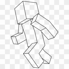 Line Art, HD Png Download - minecraft wallpaper png