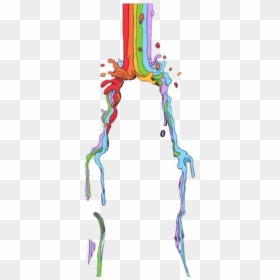 Child Art, HD Png Download - rainbow explosion png