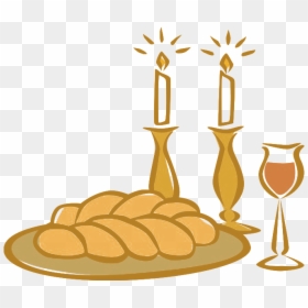 Shabbat Clipart, HD Png Download - candle clipart png