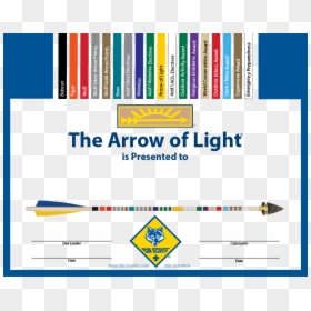 Arrow Of Light Striping 2018, HD Png Download - webelos png