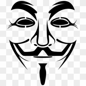 Guy Fawkes Mask, HD Png Download - bandit mask png