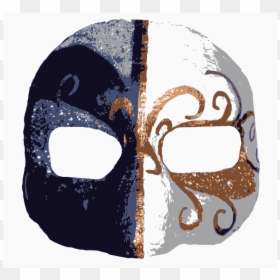 Male Masquerade Mask Transparent Png, Png Download - bandit mask png