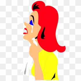 Cry Woman Clipart, HD Png Download - moaning emoji png