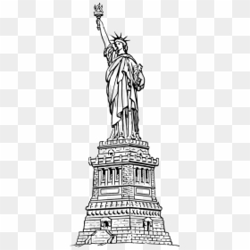 Statue Of Liberty For Coloring, HD Png Download - lady liberty png