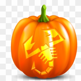 Halloween Abarth, HD Png Download - carved pumpkin png